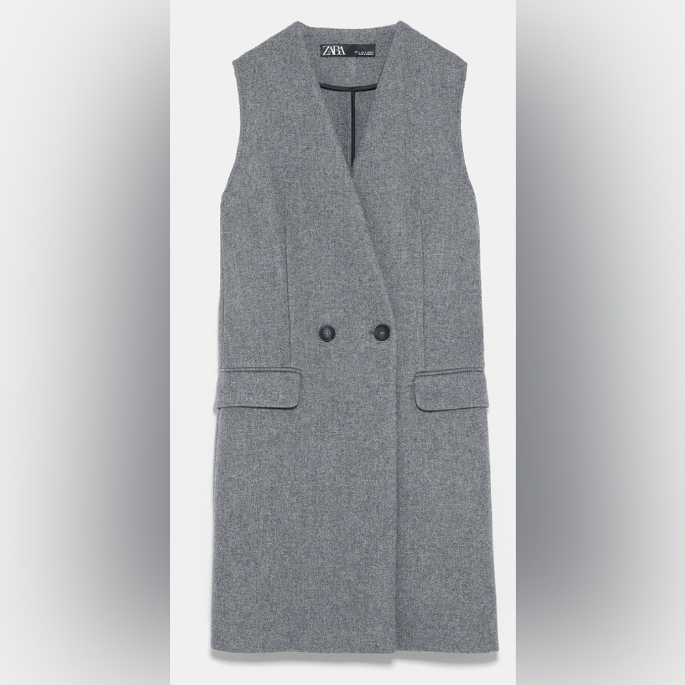 Zara sleeveless jacket XS